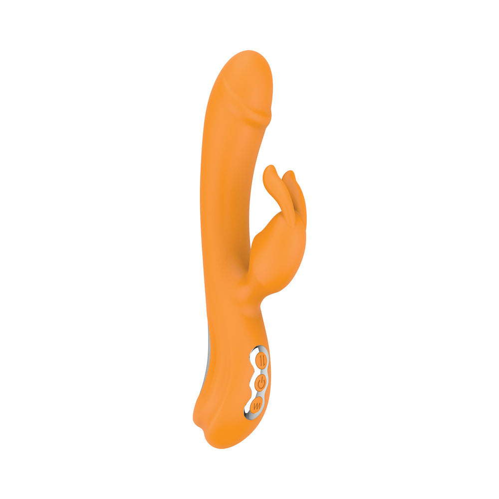 Intruder Wiggling Rabbit Vibrator - Orange