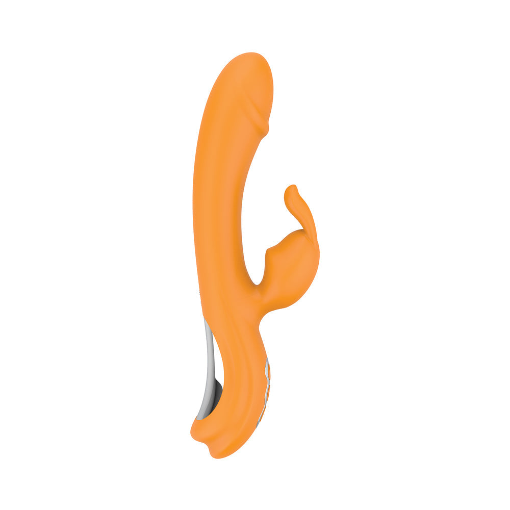 Intruder Wiggling Rabbit Vibrator - Orange