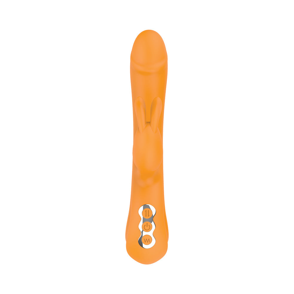 Intruder Wiggling Rabbit Vibrator - Orange
