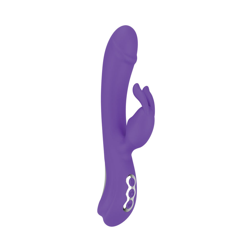 Intruder Wiggling Rabbit Vibrator - Purple