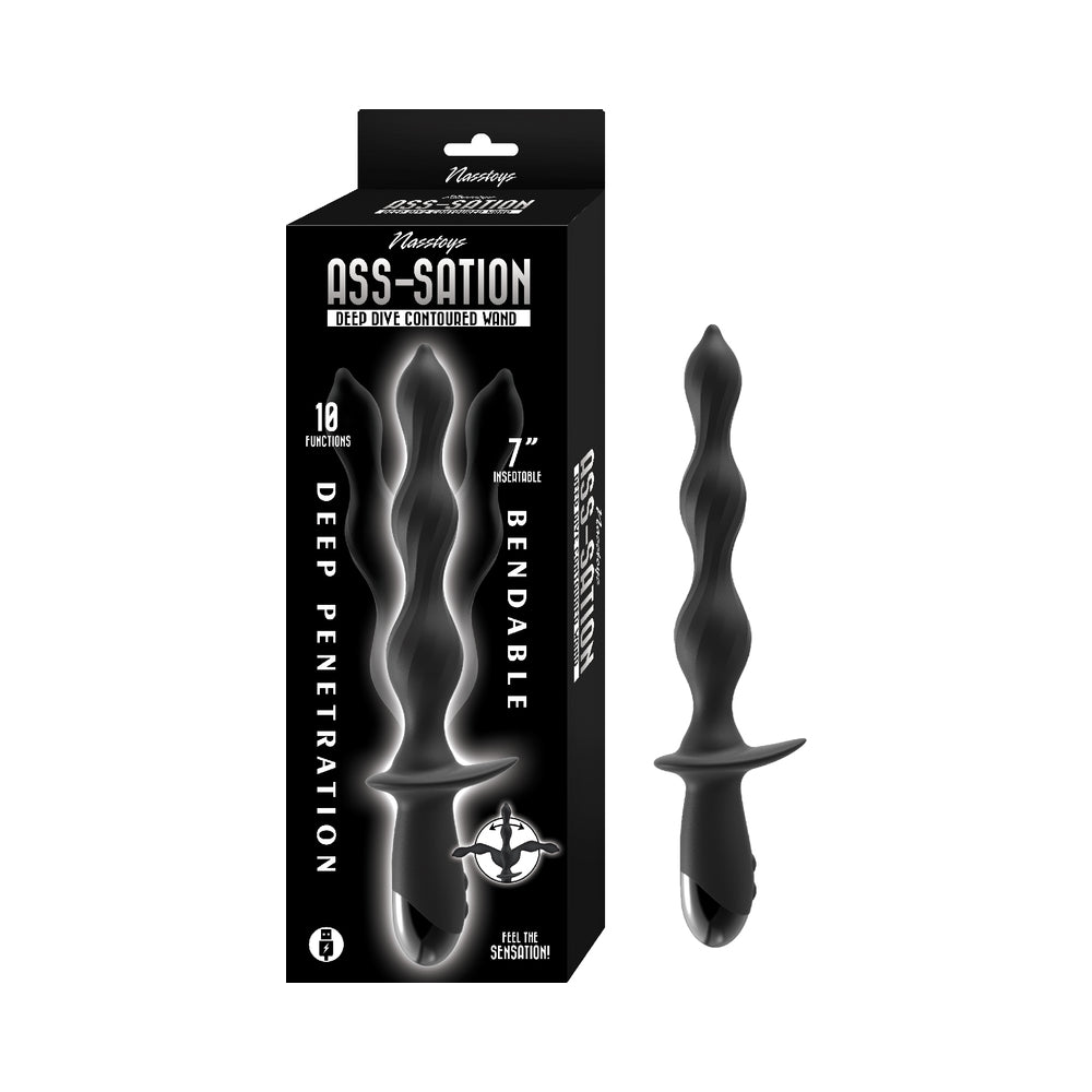 Ass-Sation Deep Dive Contour Wand - Black
