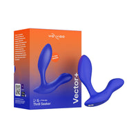 We-Vibe Vector+ Dual Stim Prostate Massager - Blue