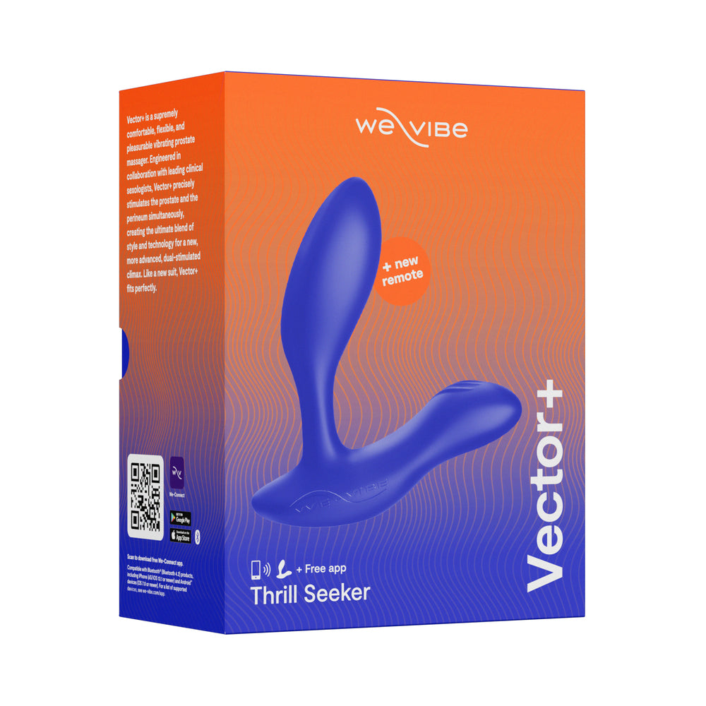 We-Vibe Vector+ Dual Stim Prostate Massager - Blue