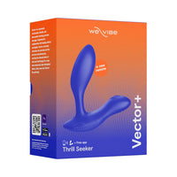 We-Vibe Vector+ Dual Stim Prostate Massager - Blue