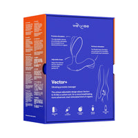We-Vibe Vector+ Dual Stim Prostate Massager - Blue