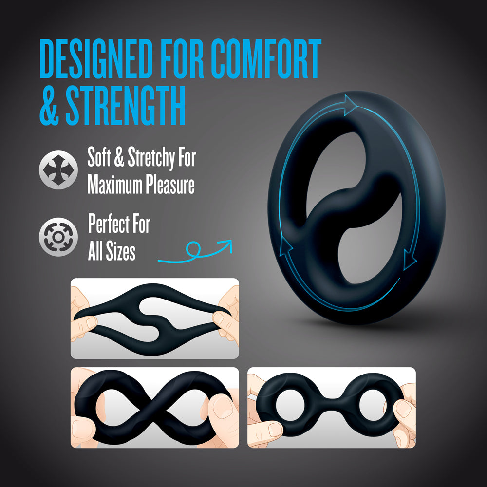 Performance Plus Throttle Cock Ring Set - Black