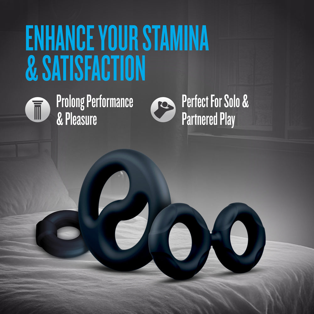 Performance Plus Throttle Cock Ring Set - Black