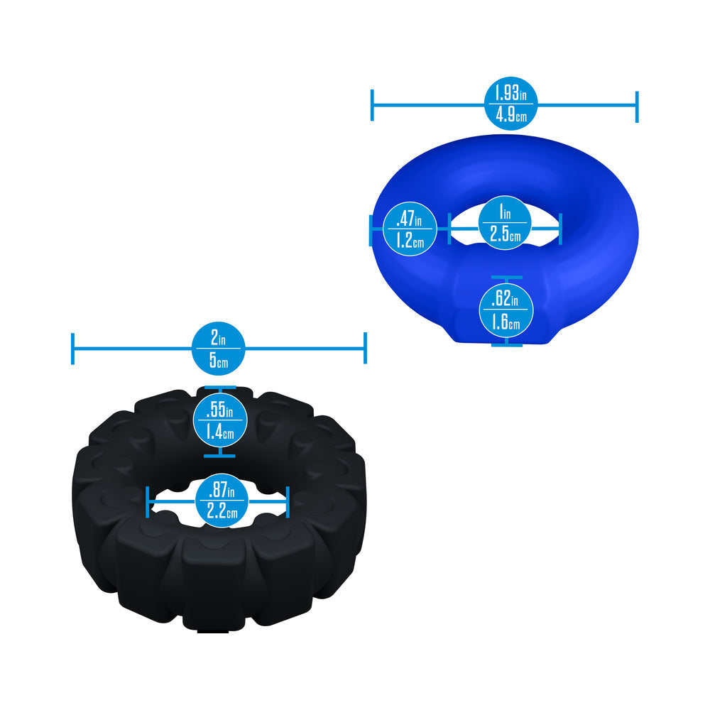 Performance Plus Engage Cock Ring Set - Multi