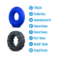 Performance Plus Engage Cock Ring Set - Multi