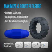 Performance Plus Engage Cock Ring Set - Multi