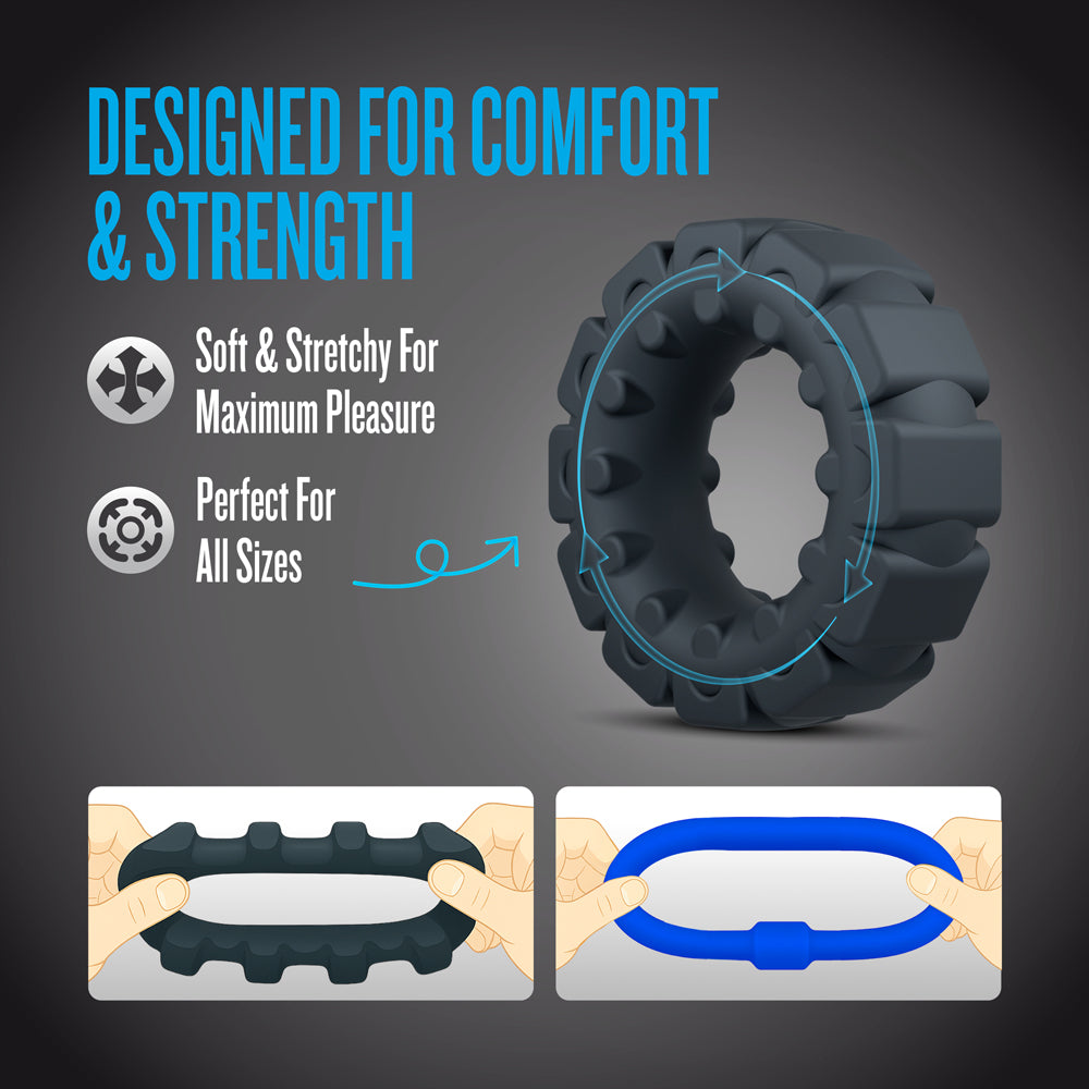 Performance Plus Engage Cock Ring Set - Multi