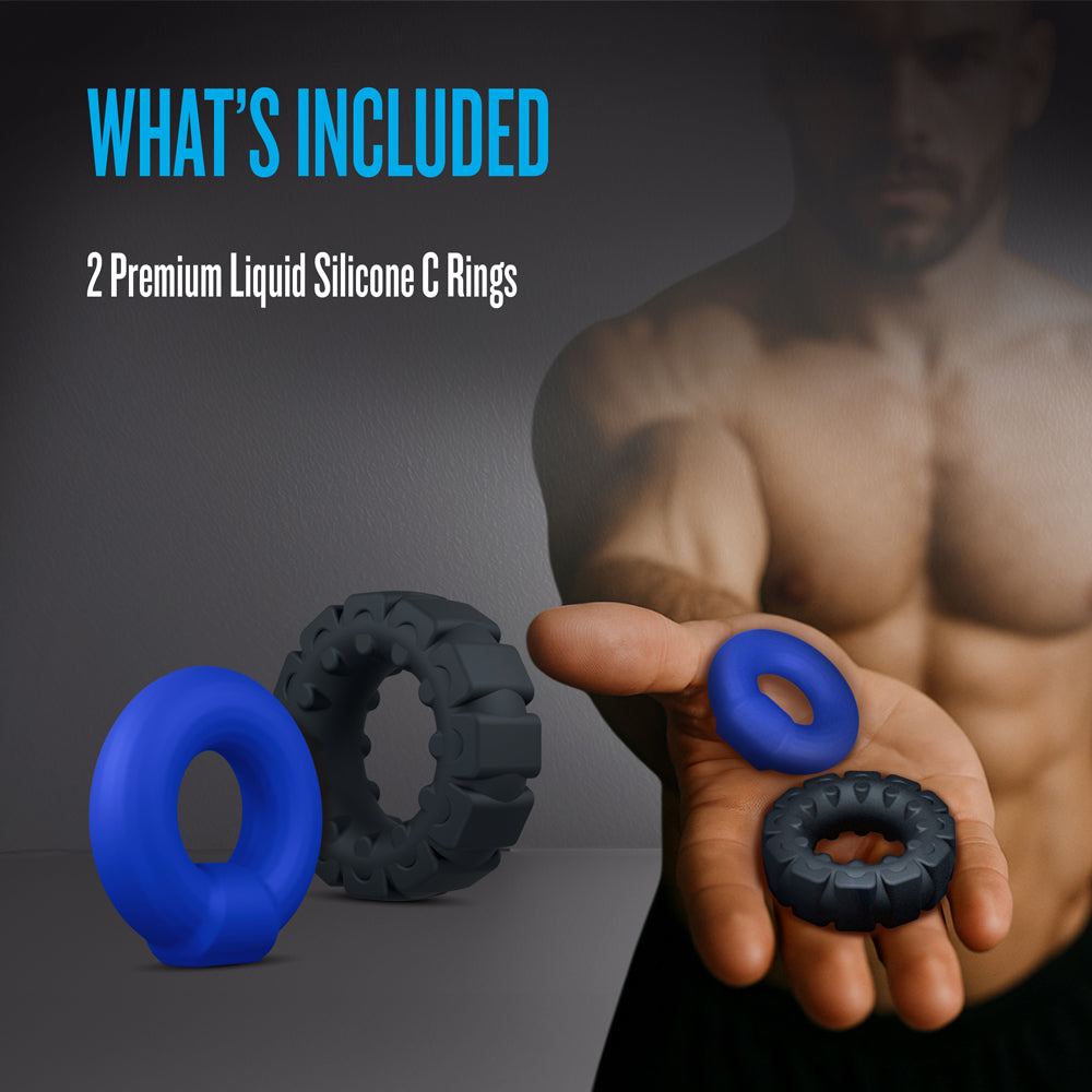 Performance Plus Engage Cock Ring Set - Multi