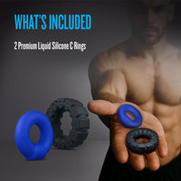 Performance Plus Engage Cock Ring Set - Multi