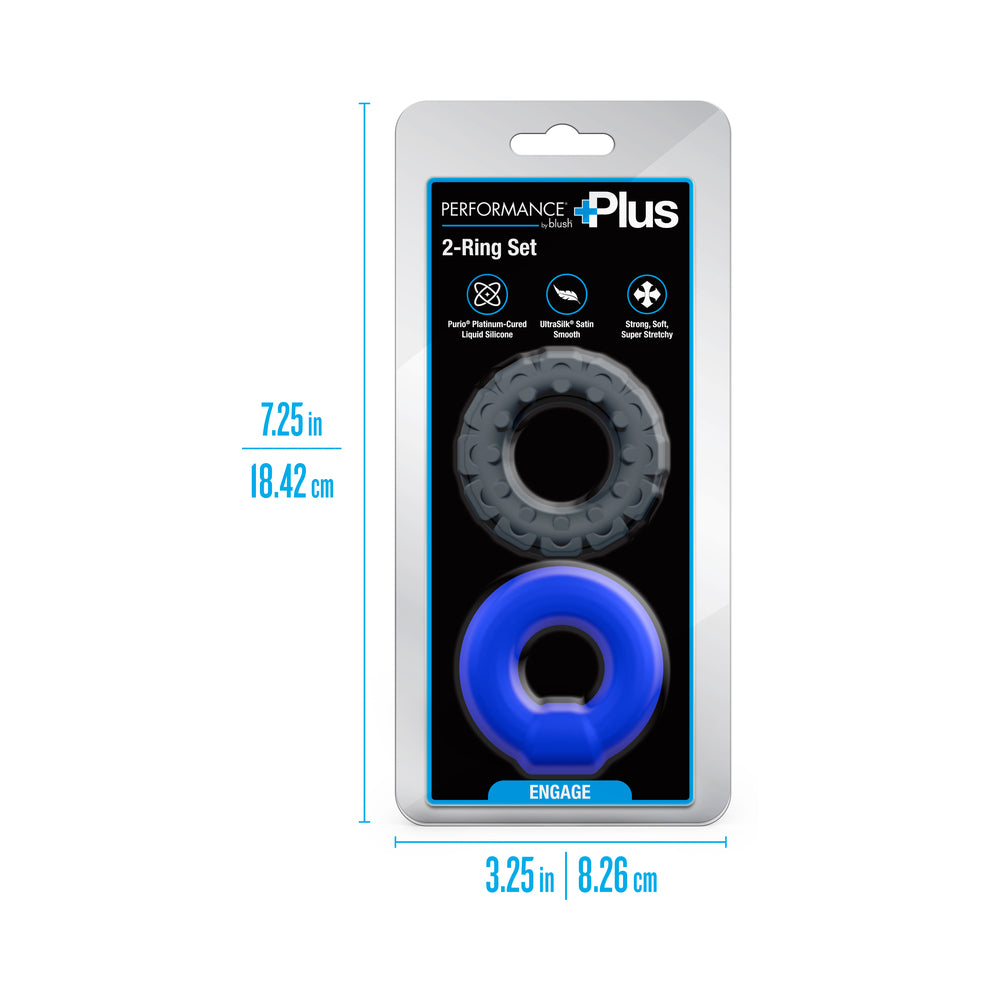 Performance Plus Engage Cock Ring Set - Multi