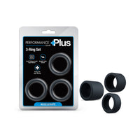 Performance Plus Accelerate Cock Ring Set - Black