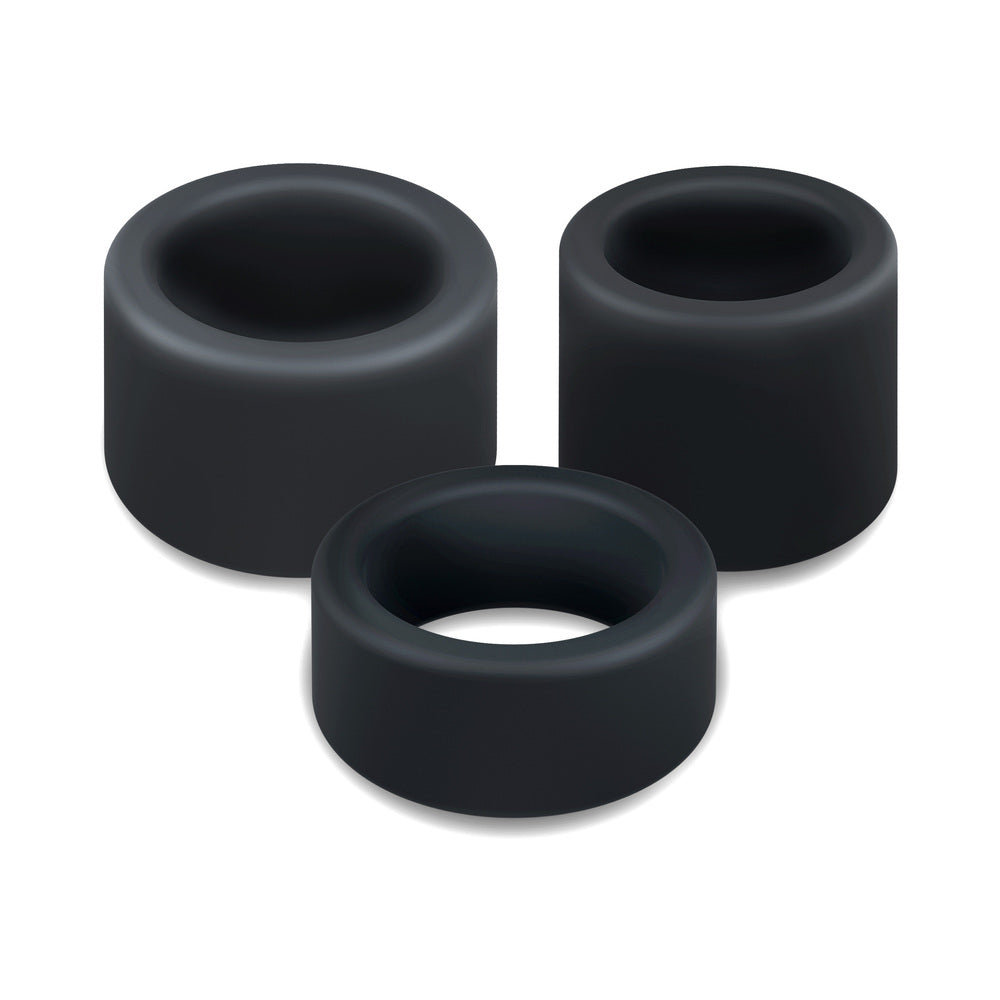 Performance Plus Accelerate Cock Ring Set - Black