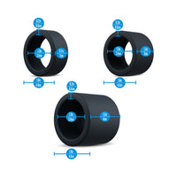 Performance Plus Accelerate Cock Ring Set - Black