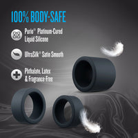 Performance Plus Accelerate Cock Ring Set - Black