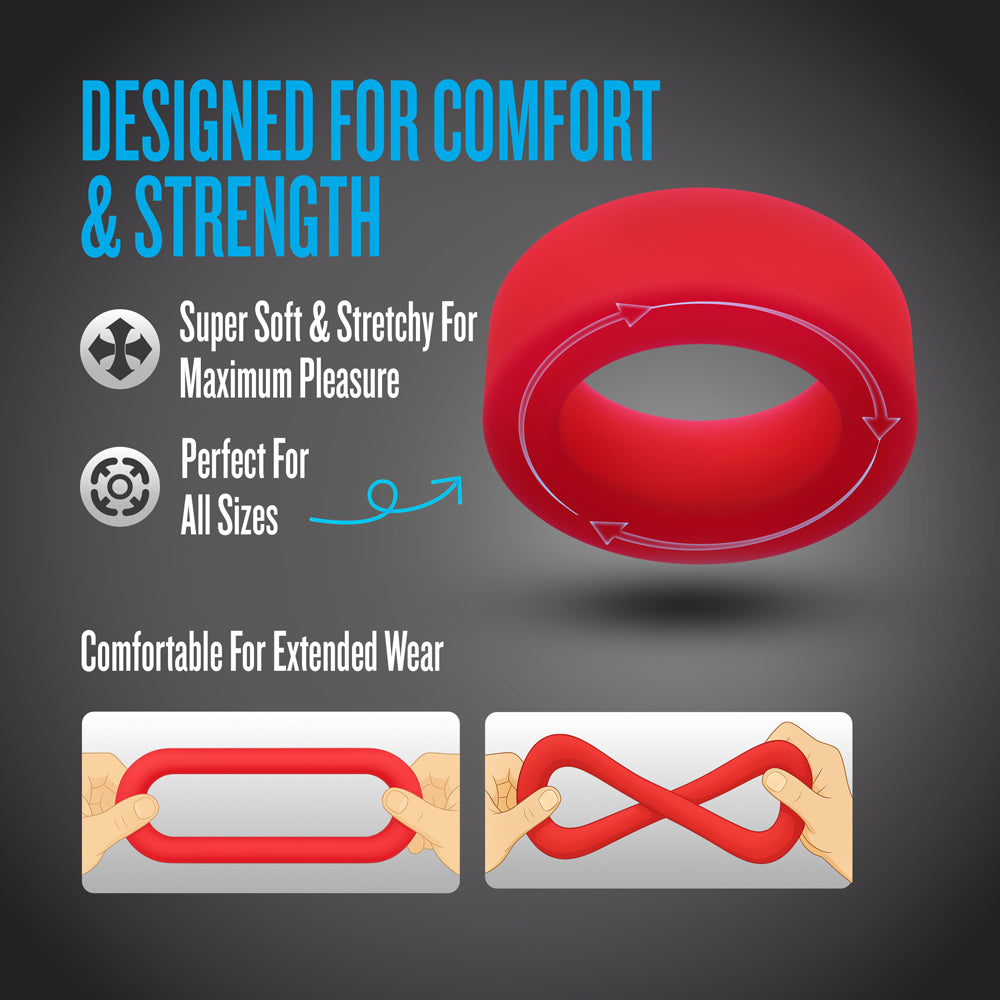 Performance Plus Cock Ring - Pursuit Red