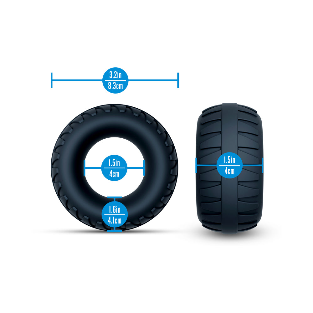 Performance Plus Cock Ring - Traction Black