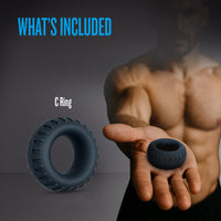 Performance Plus Cock Ring - Traction Black