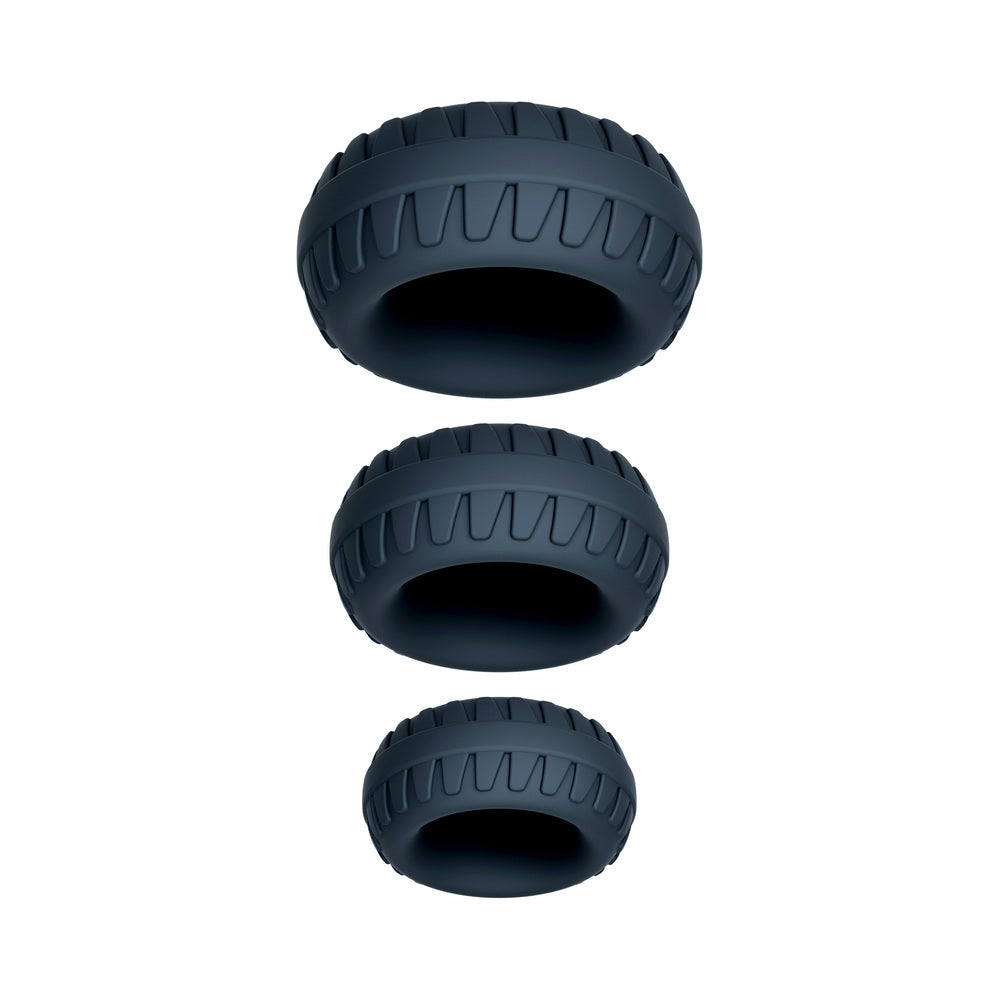Performance Plus Cock Ring Set - Drift Black