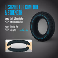 Performance Plus Cock Ring Set - Drift Black