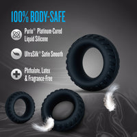 Performance Plus Cock Ring Set - Drift Black