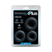 Performance Plus Cock Ring Set - Drift Black