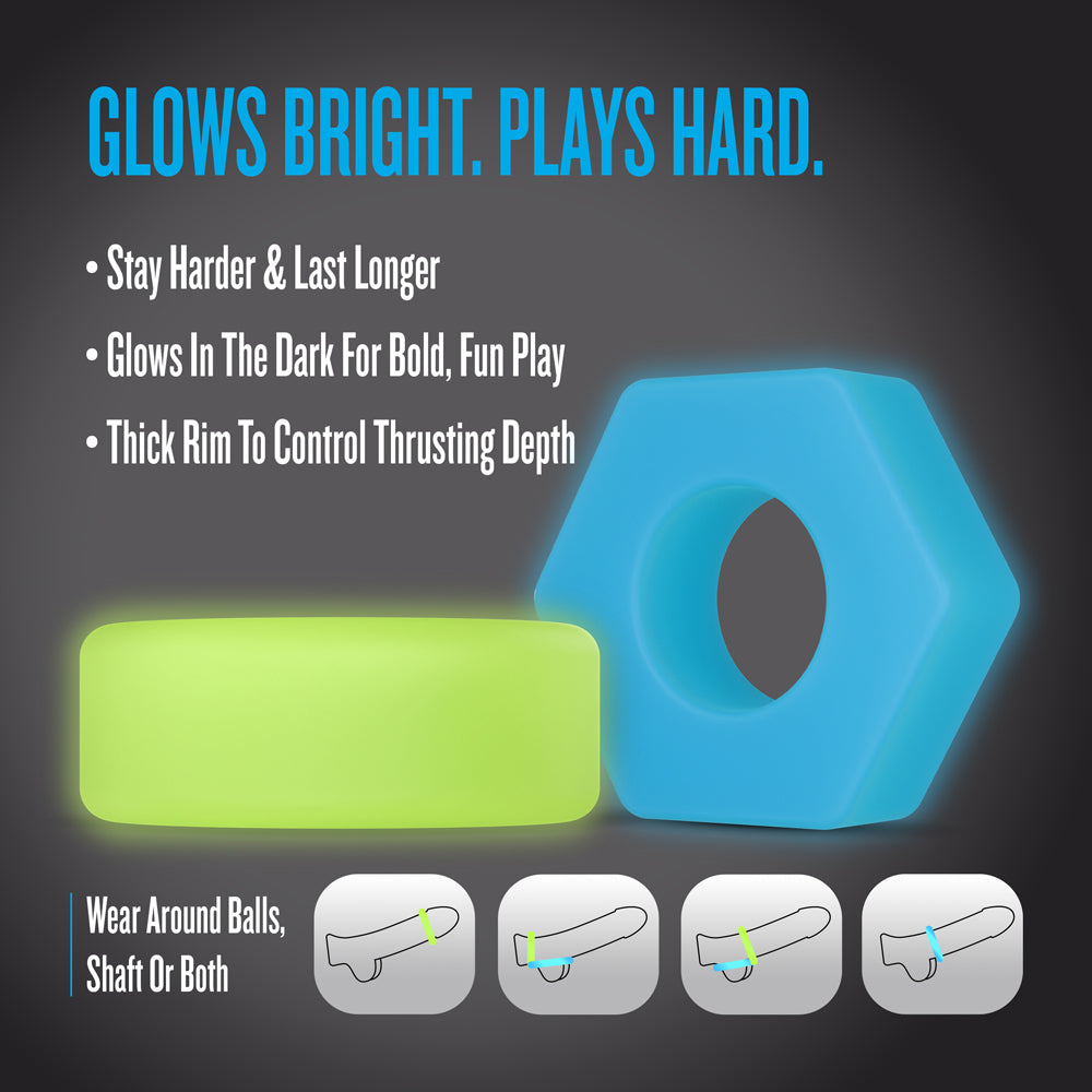 Performance Plus Cock Ring Set - Flash Multi