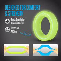 Performance Plus Cock Ring Set - Flash Multi
