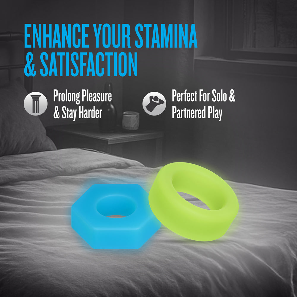 Performance Plus Cock Ring Set - Flash Multi