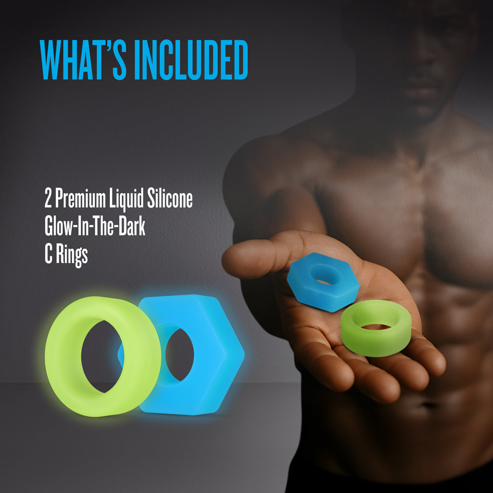 Performance Plus Cock Ring Set - Flash Multi