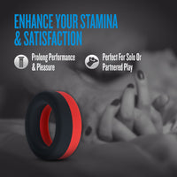 Performance Plus Cock Ring - Takeoff Red/Black