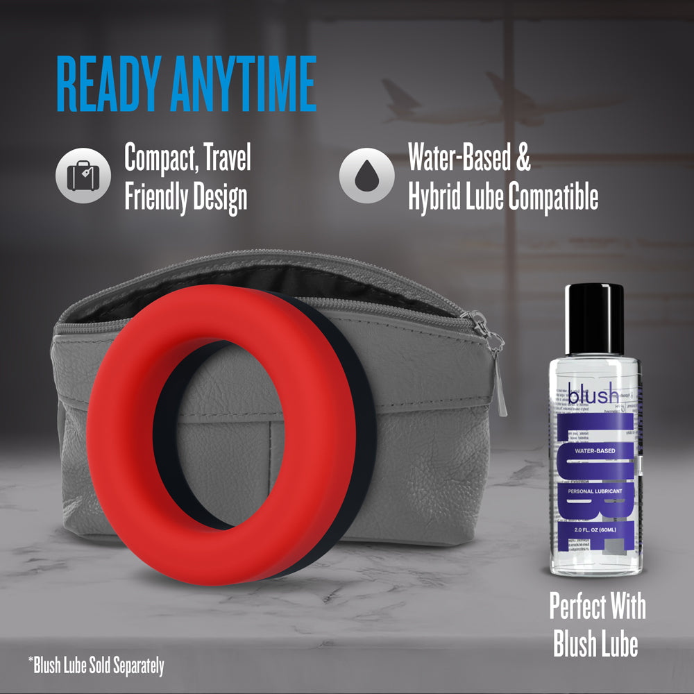 Performance Plus Cock Ring - Takeoff Red/Black