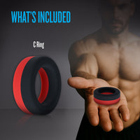 Performance Plus Cock Ring - Takeoff Red/Black