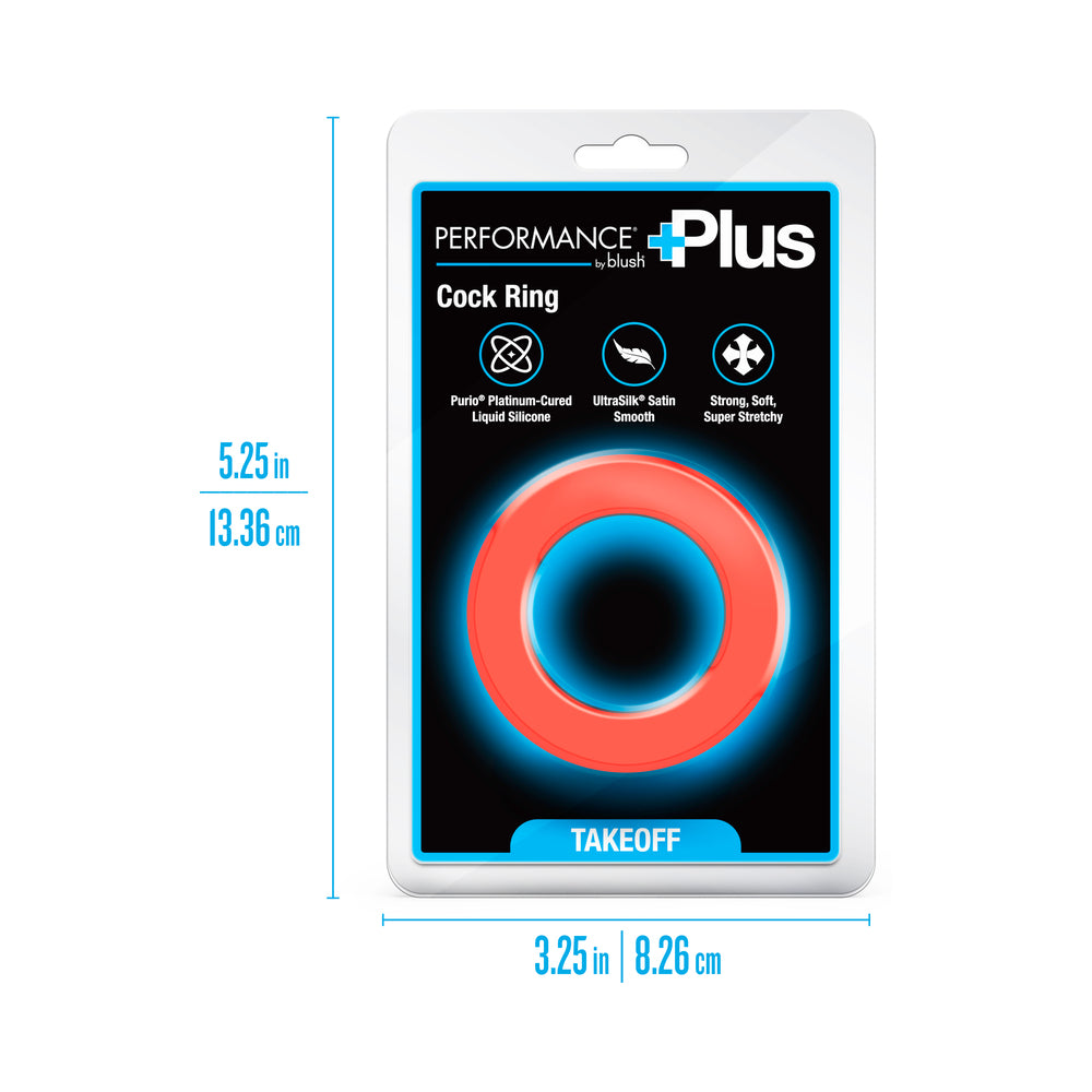 Performance Plus Cock Ring - Takeoff Red/Black