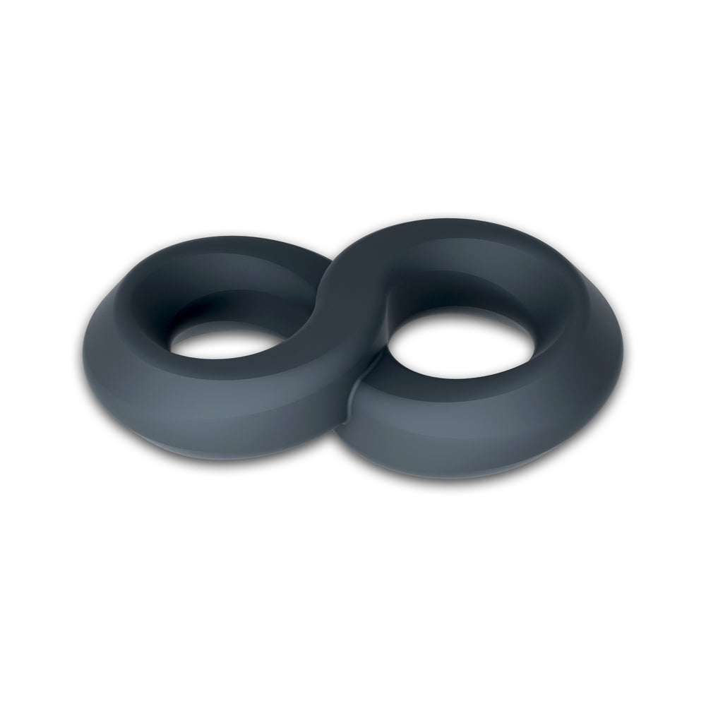 Performance Plus Double Strap Cock Ring - Launch Black