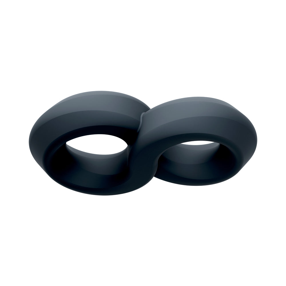 Performance Plus Double Strap Cock Ring - Launch Black