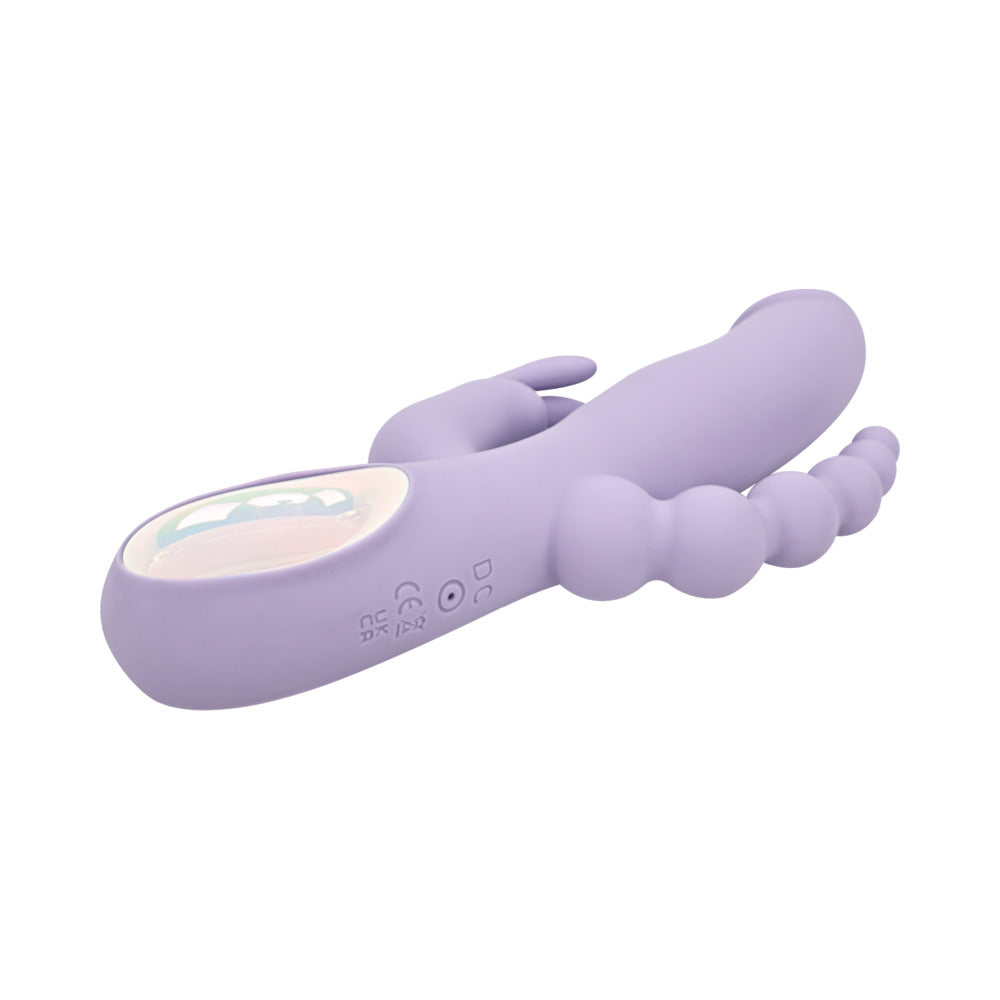 A&E Triple Stim Rabbit Vibrator - Thrust Bunny