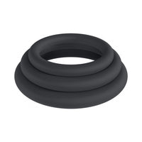 LEVELZ Classic Sili Cock Ring Set XS/S/M Black