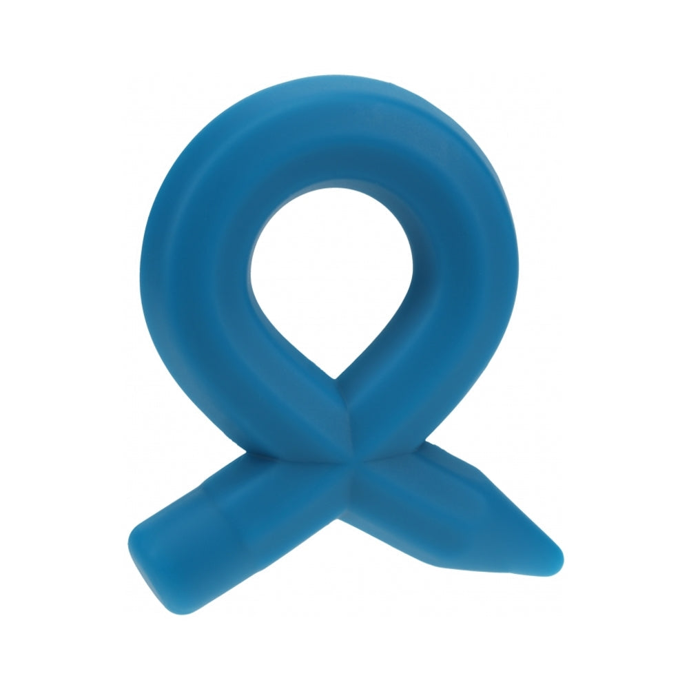 LEVELZ Pencil Liquid Silicone Cock Ring - Black