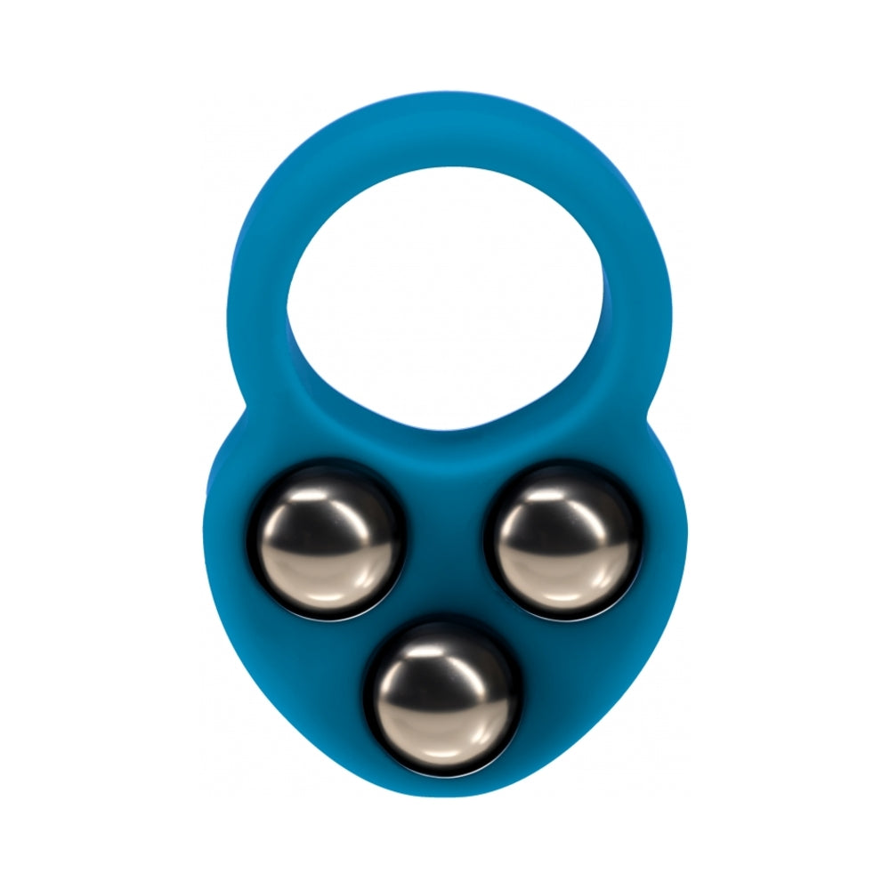 LEVELZ Liquid Sili Trpl Weight Cock Ring Tea
