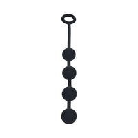 LEVELZ Silicone Anal Balls - Medium (30mm) - Black