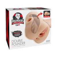 Double Pounder Vib Squeeze Stroker for Enhanced Pleasure