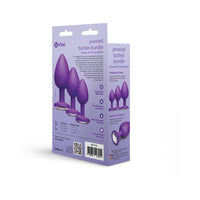 b-Vibe Jewel Butties Bundle: Elegant Anal Training Set