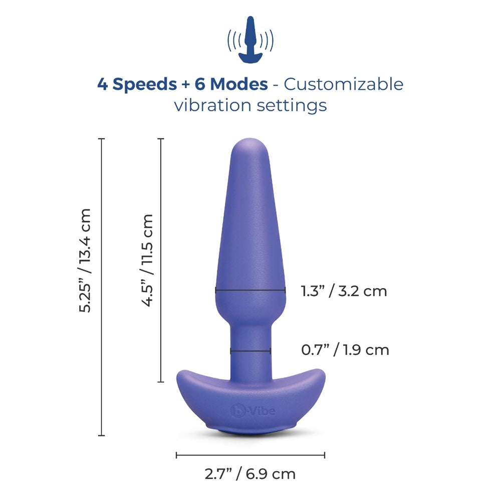 b-Vibe Shake Vibrating Silicone Plug
