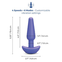 b-Vibe Shake Vibrating Silicone Plug