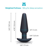 b-Vibe Hefty Weighted Silicone Plug