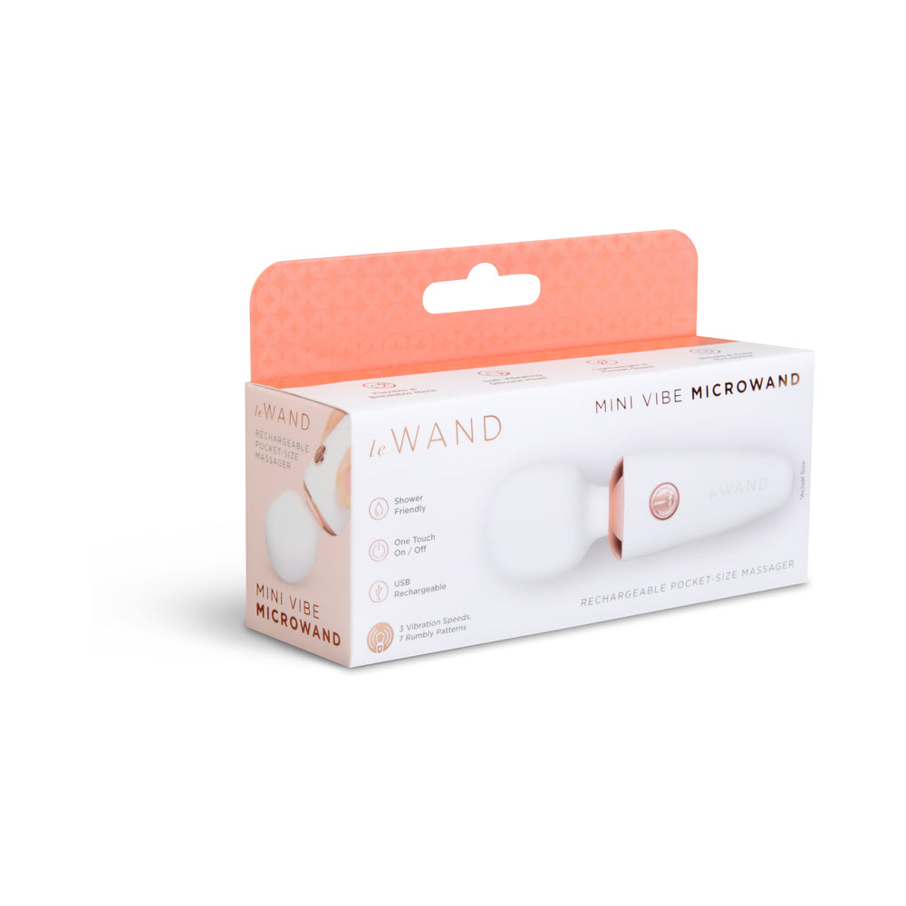Le Wand Mini Micro Wand Massager - White